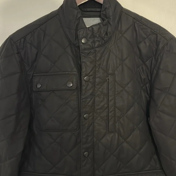 Bonobos Banff Quilted Jacket Black Medium